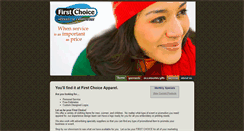 Desktop Screenshot of firstchoiceapparel.com